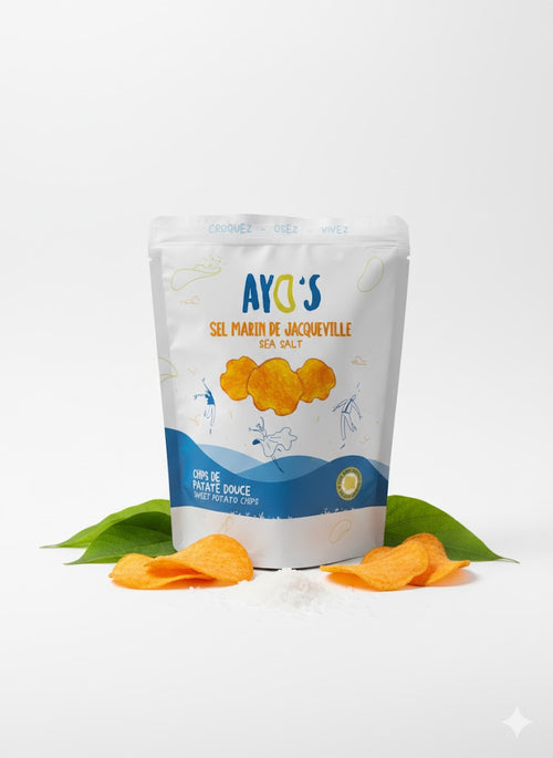 Chips de Patates Douces au Sel Marin de Jacqueville – Ayo’s