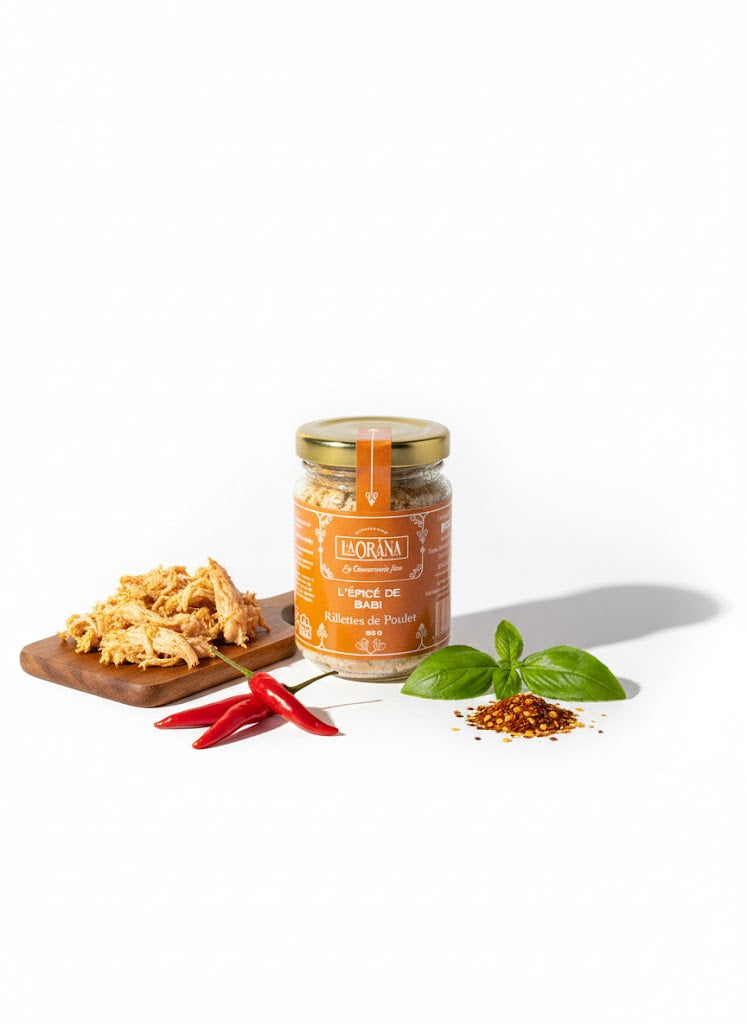 Tartinade L’Épicé de Babi Rillettes de Poulet - Laorana