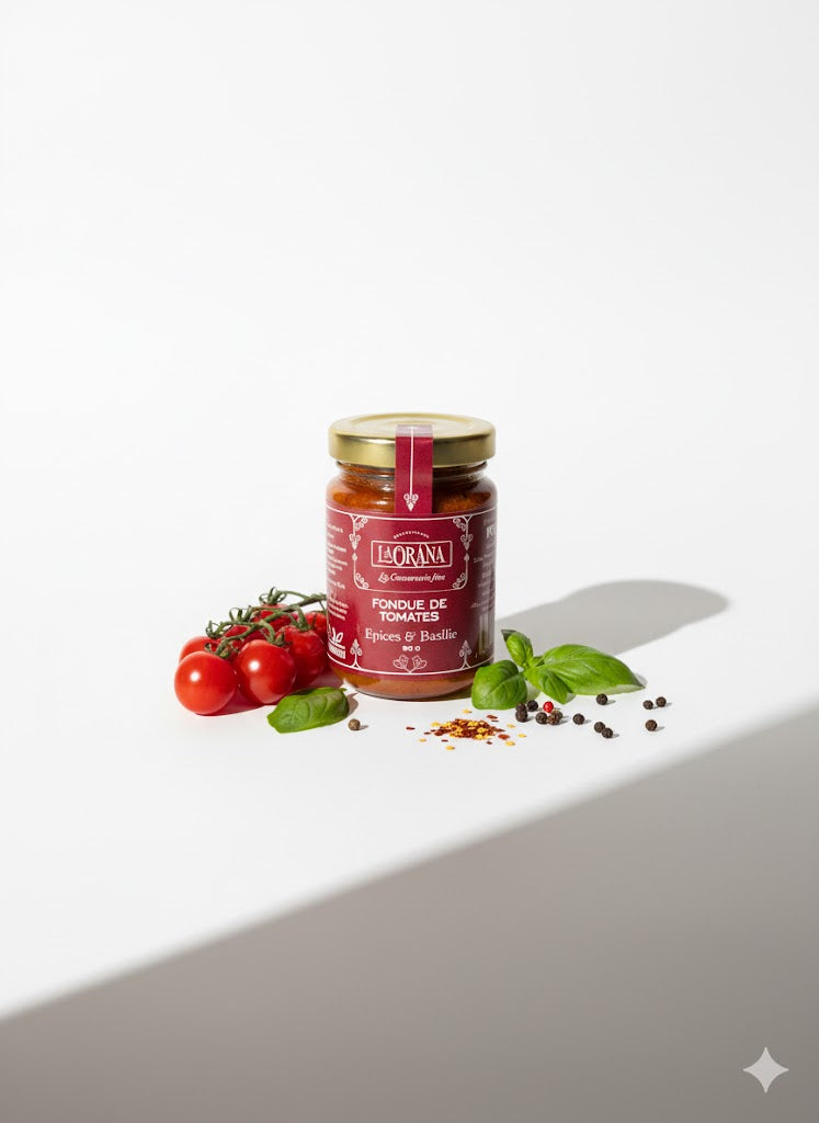 Tartinade Fondue de Tomates Épicée au Basilic – Laorana
